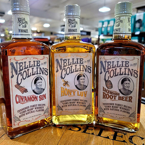 nellie collins whiskey bottle shop