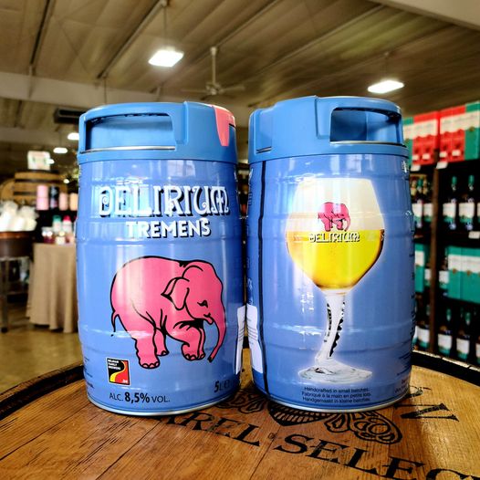 bottle shop delirium tremens mini keg